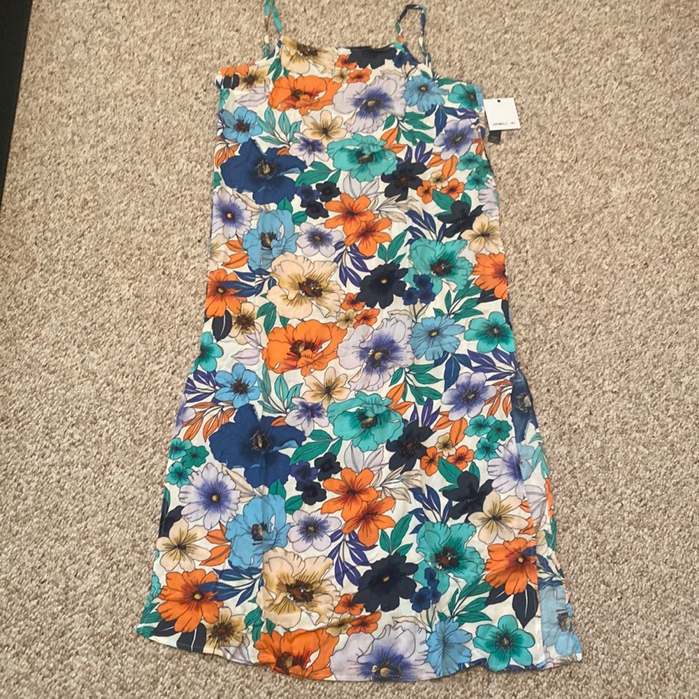 O’Neill Floral Open Back Bayleigh Midi Dress